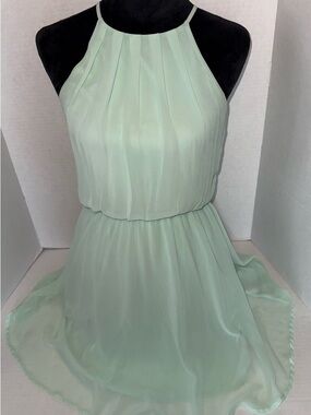 Lush Mint Green Dress Label Close-Up